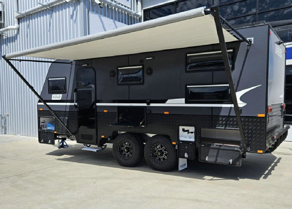 Awnlux Retractable Roll-Out Caravan Awning W-5600NC