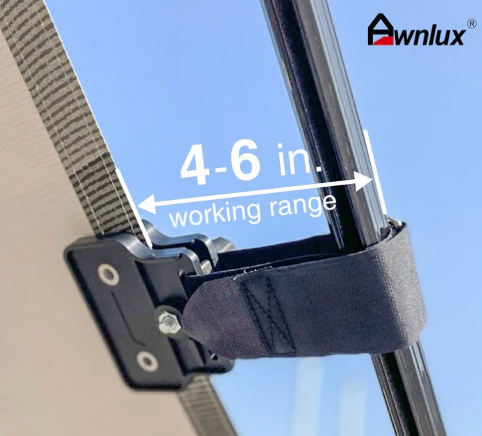 RV Awning Anti flapper Support Brackets x 2 for Roll Out Caravan Awnin ...